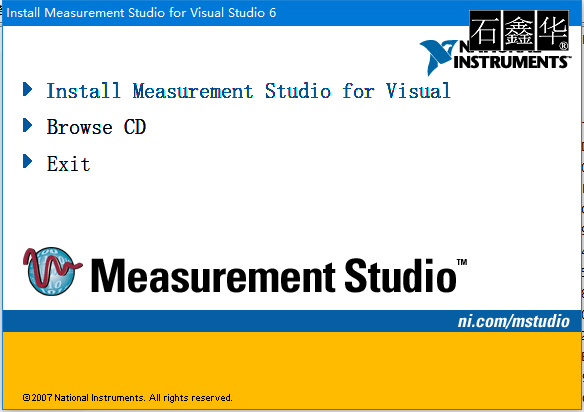 NI Measurement Studio demo Win32Eng NI MStudio demo版 适用Visual Studio 6