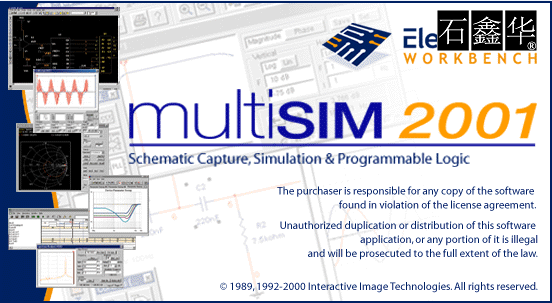 NI Multisim Education 2001 SP1 Win32Eng NI电路设计软件2001SP1教育版