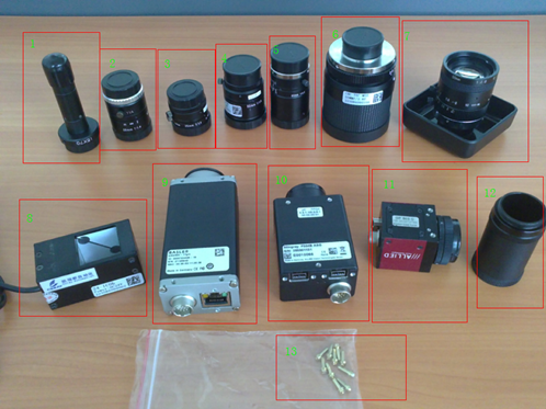 多款50mm焦距工业镜头成像质量对比评测
