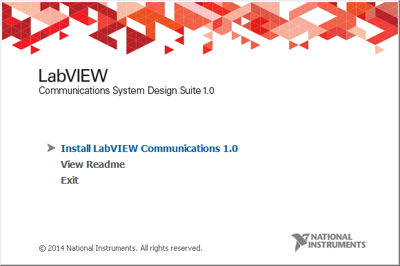 LabVIEW Communications System Design Suite 1.0 Win64Eng LV通信系统设计套件1.0